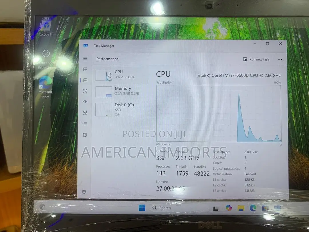 Laptop Dell Latitude 7480 8GB Intel Core I7 SSD 256GB