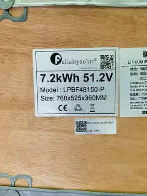Felicity Solar Lithium Ion Battery 7.2kwh 48v Is Available