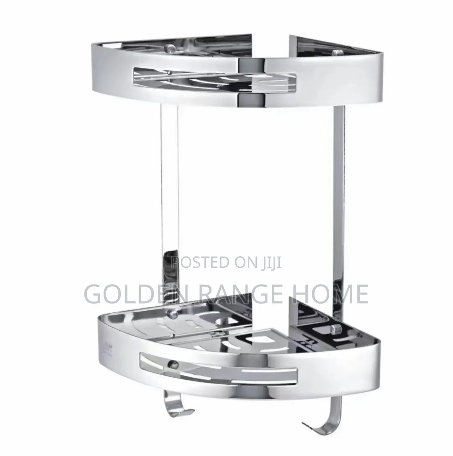Stainless Two Step Bathroom Shelf
