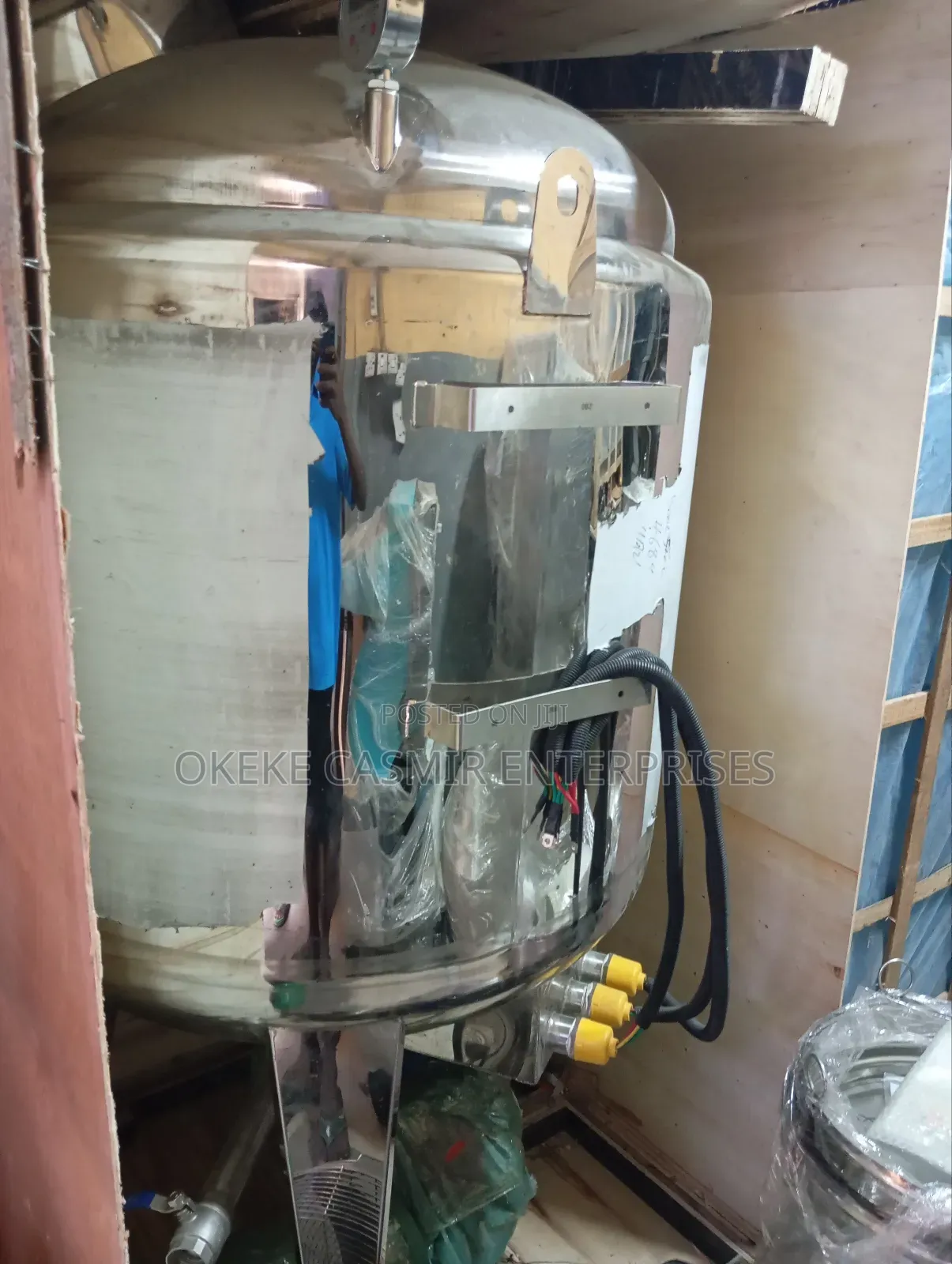 Heating and Cooling Pasteurizer Tank 500l