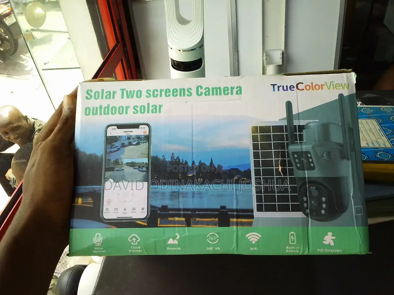 Professional Solar Two Screen Solar Camera
