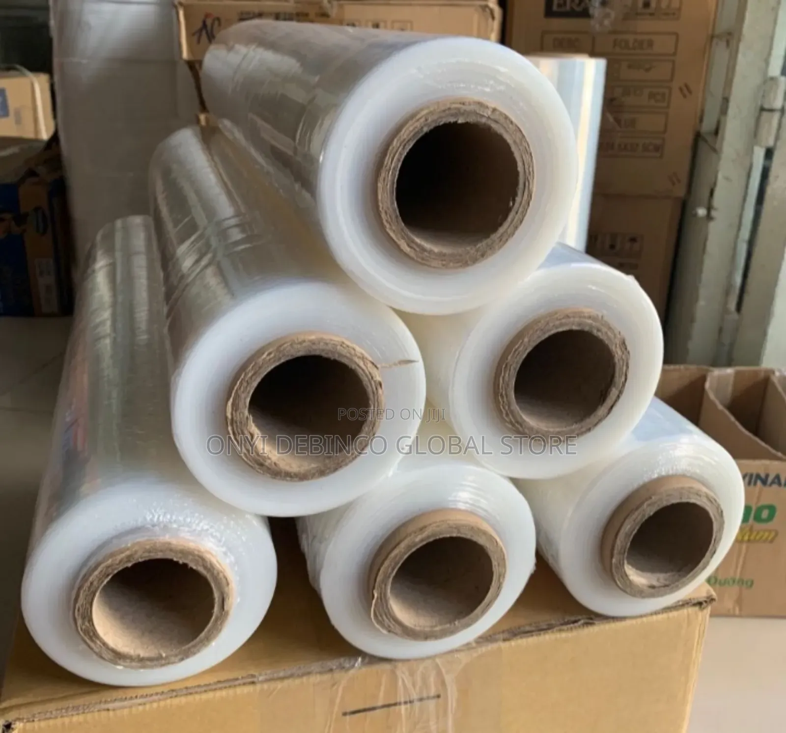 Imported Roll of Shrink Gum Nylon Wrap 500mm by 100mm