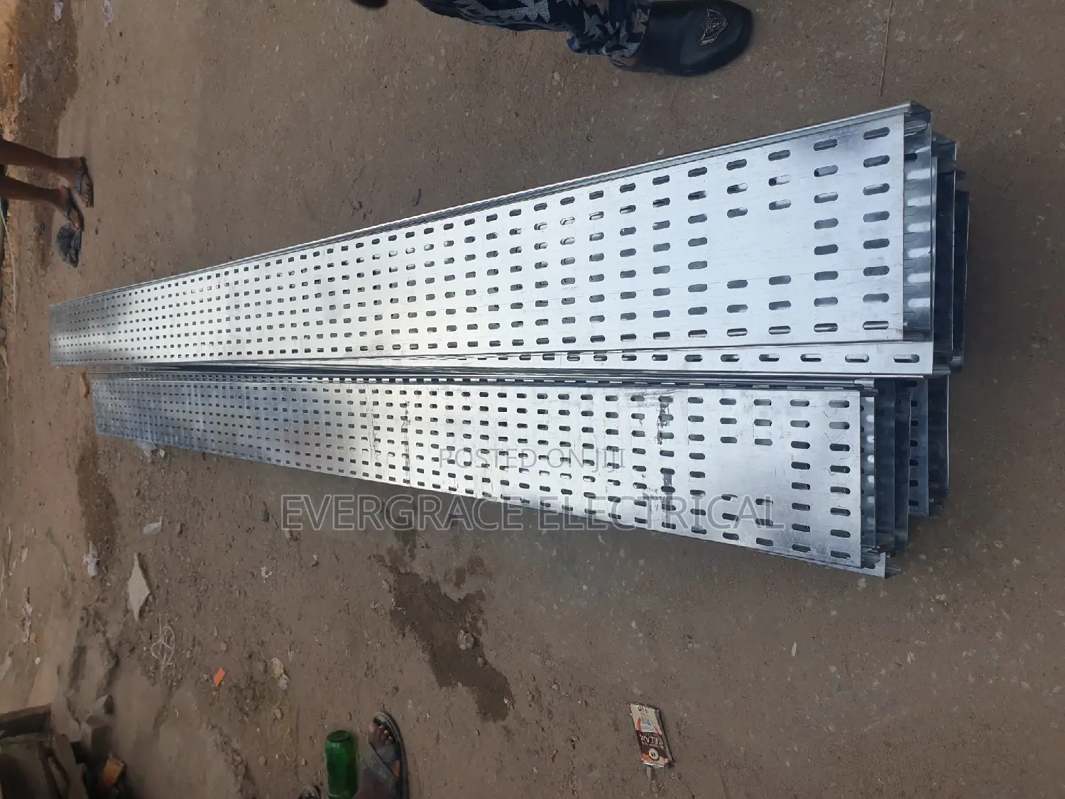 300×50 Cable Tray Galvanized 1mm Thickness