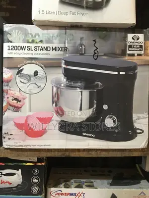 Daewoo 1200w Stand Mixer With 5l Stainless Steel Bowl