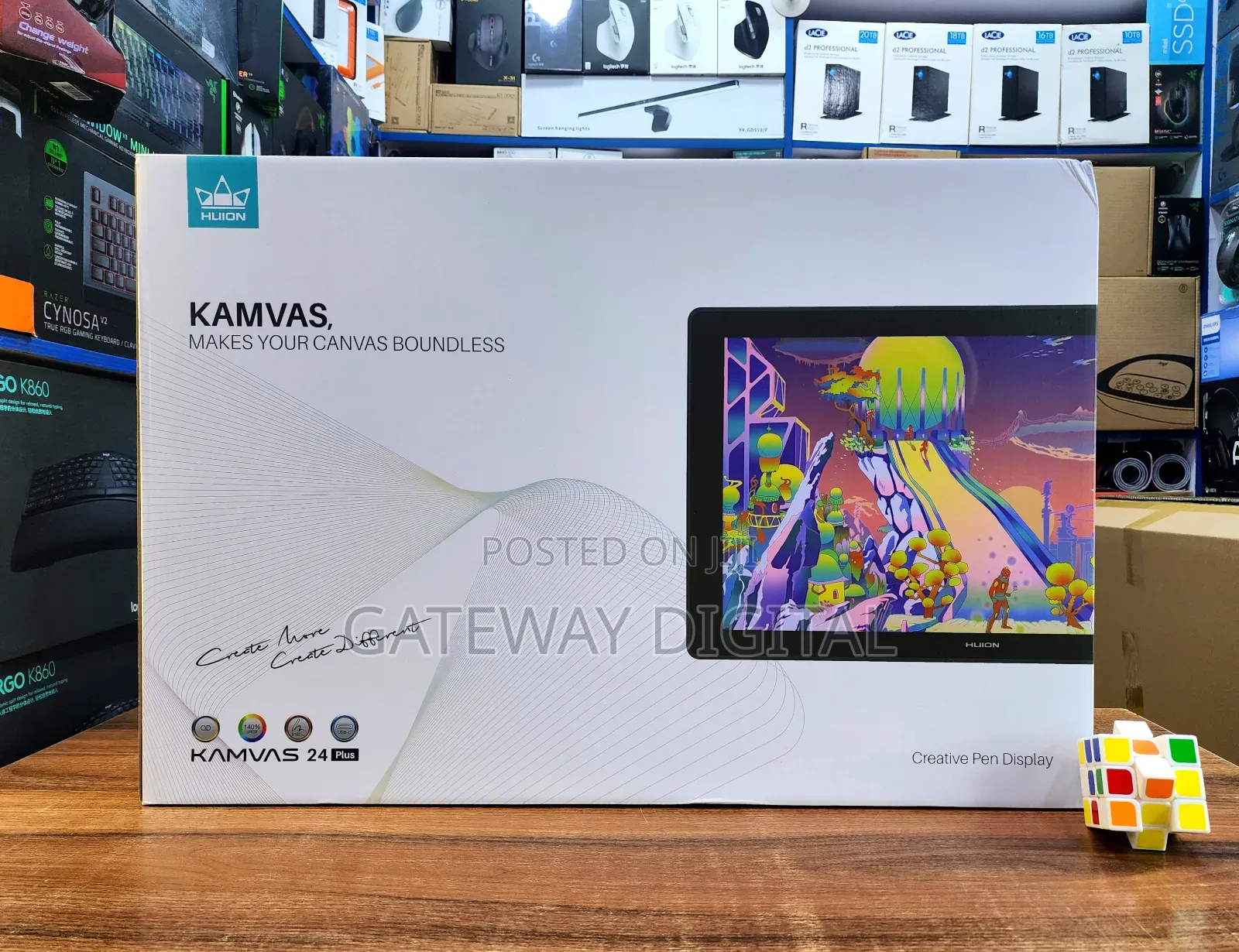 Huion Kamvas 24 Plus 2. QHD Graphic Drawing Tablet