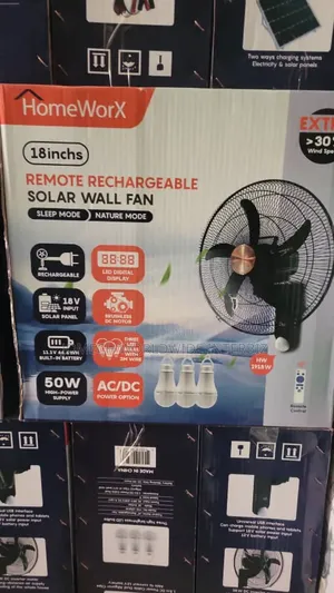 18" Wall Rechargeable Fan