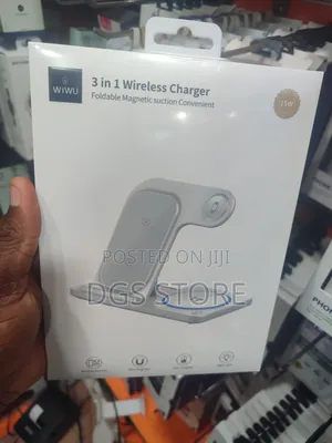 Photo - Wiwu 3in1 W020 Wireless Charger 15w Foldable Magnetic