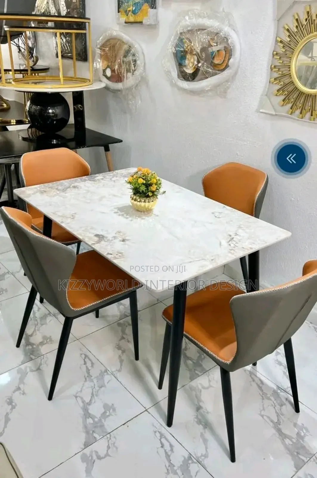 Modern Dinning Table With Four Chairs.