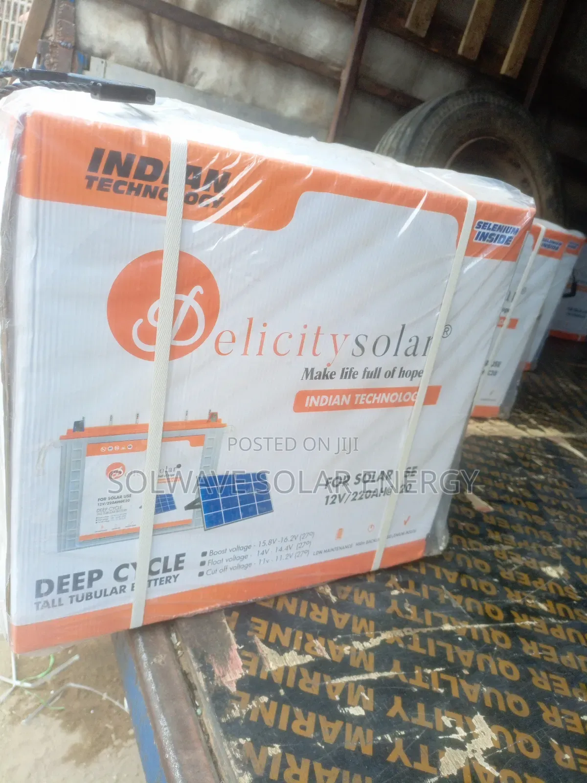 Delicty Tubular Battery 220ah12v