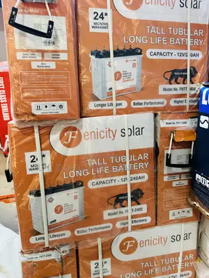240ah Fenicity Solar Tubular Battery With 24 Months Warranty