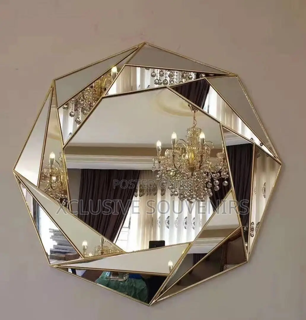 Simple Modern Art Patchwork Mirror Decoration Mirror