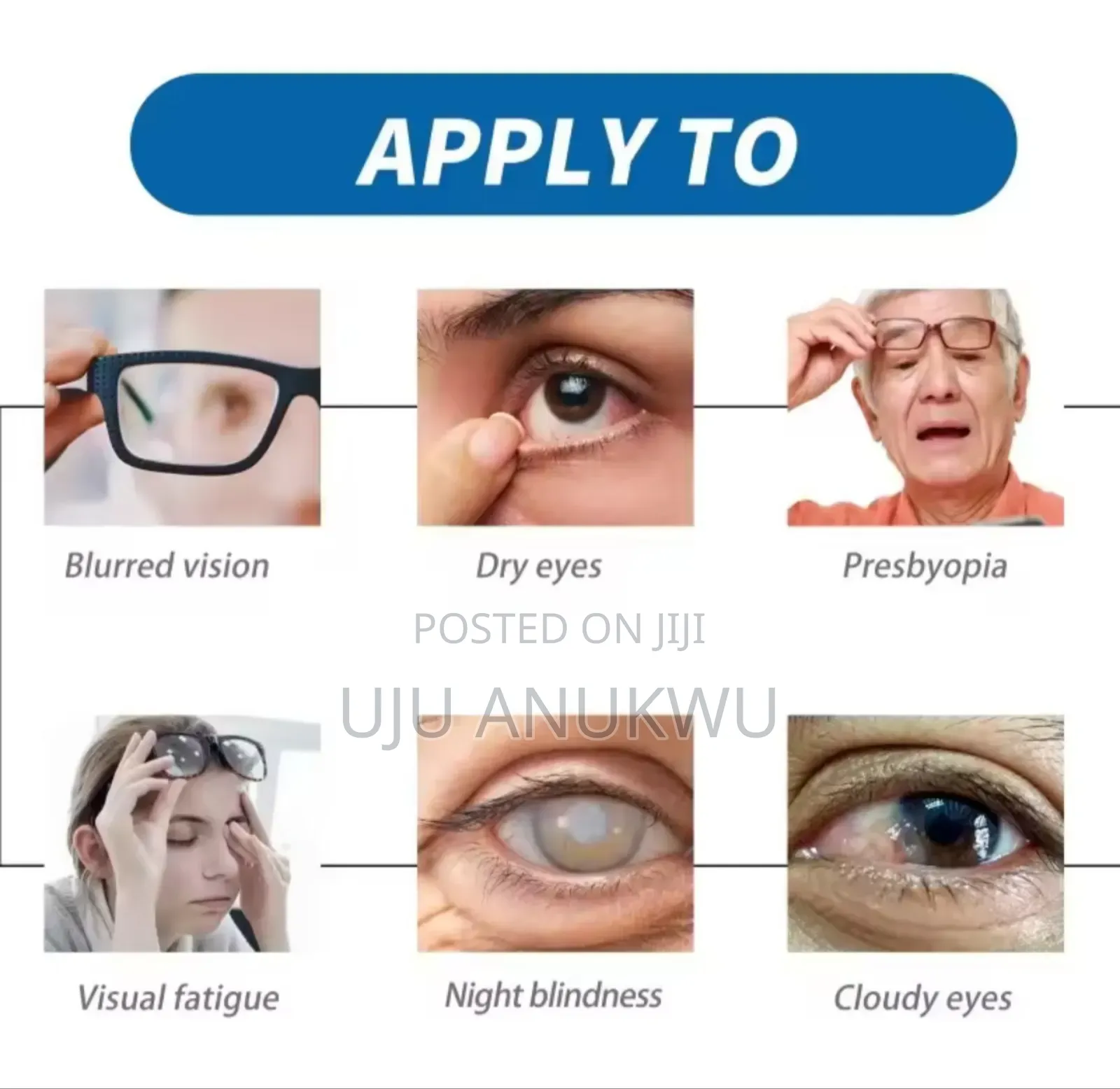 Cold Compress Gel 4 Cataract, Glaucoma, Eye Problems
