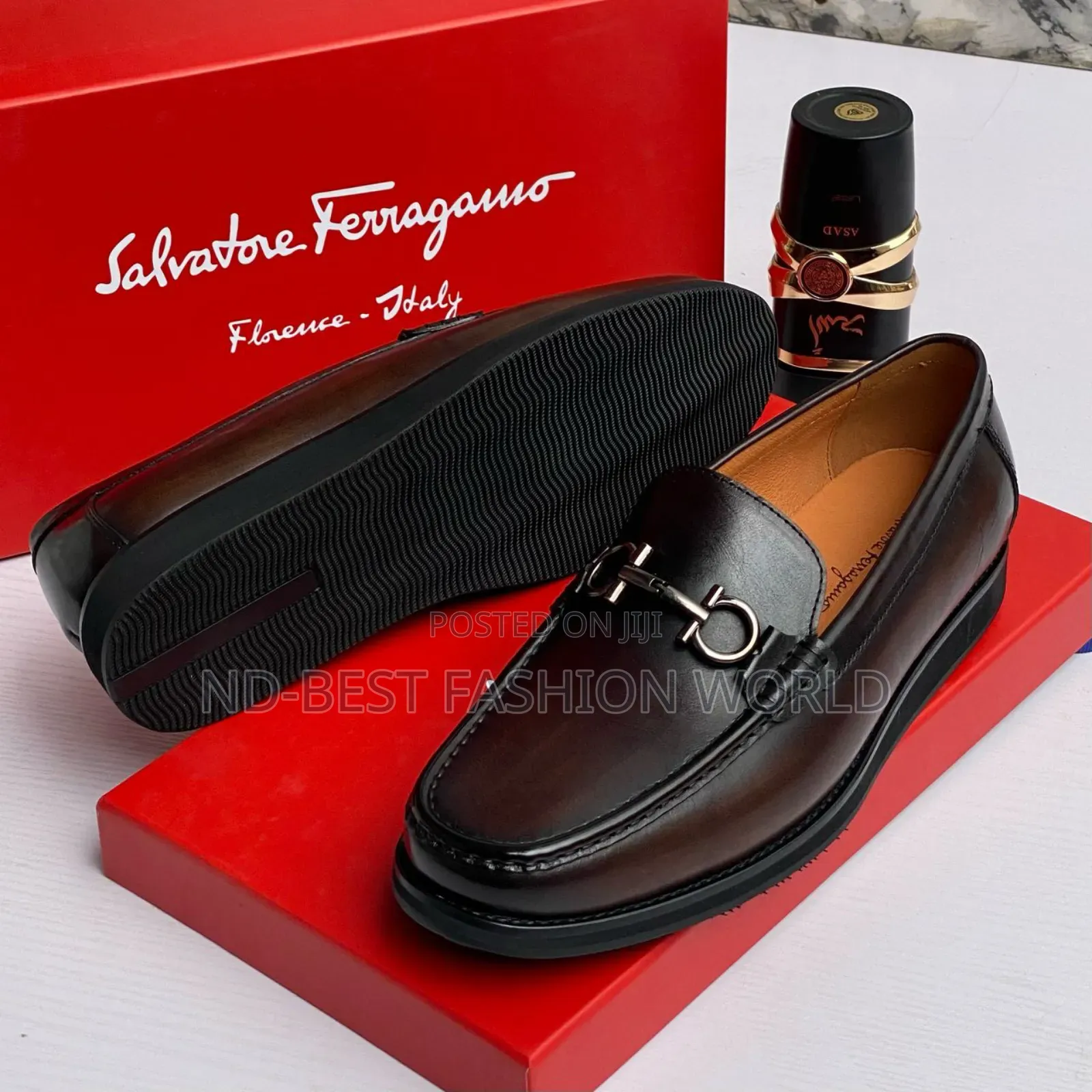 Pure Leather Black Office Shoes