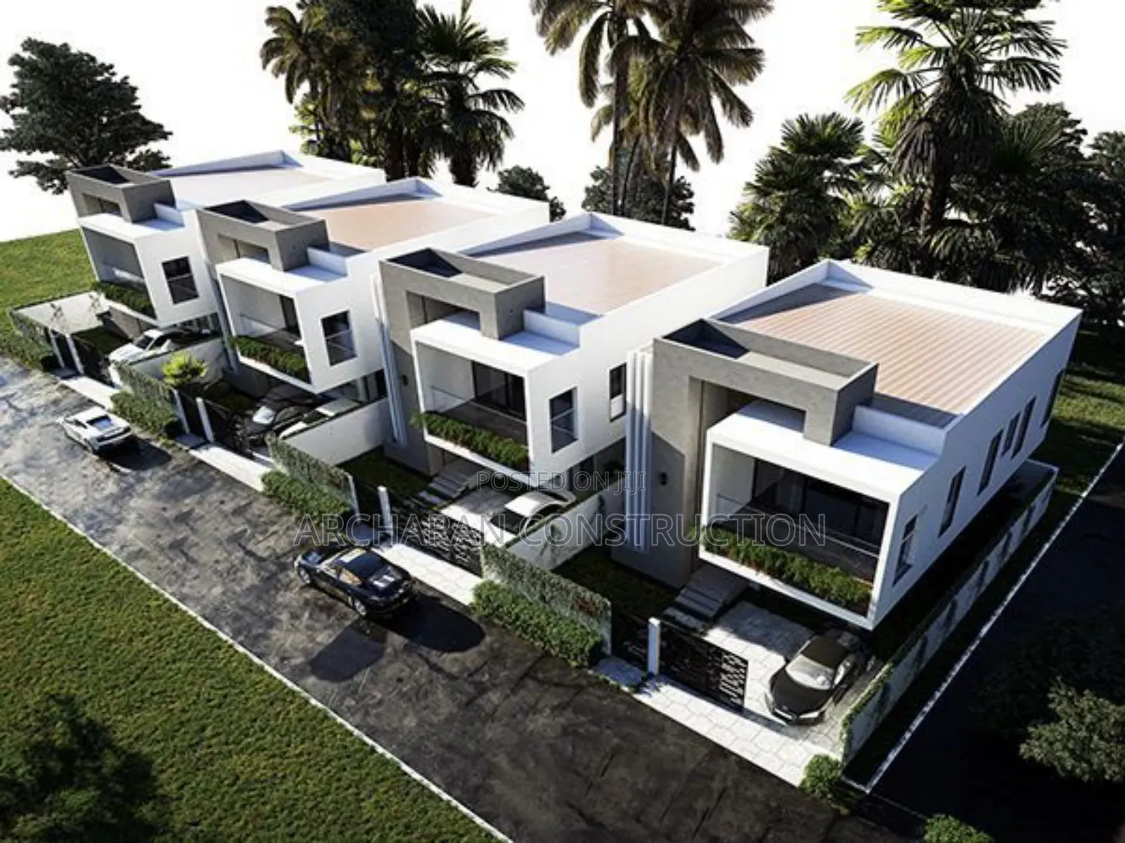 Self Apartment Terrance Duplex Design for Estate in Lagos