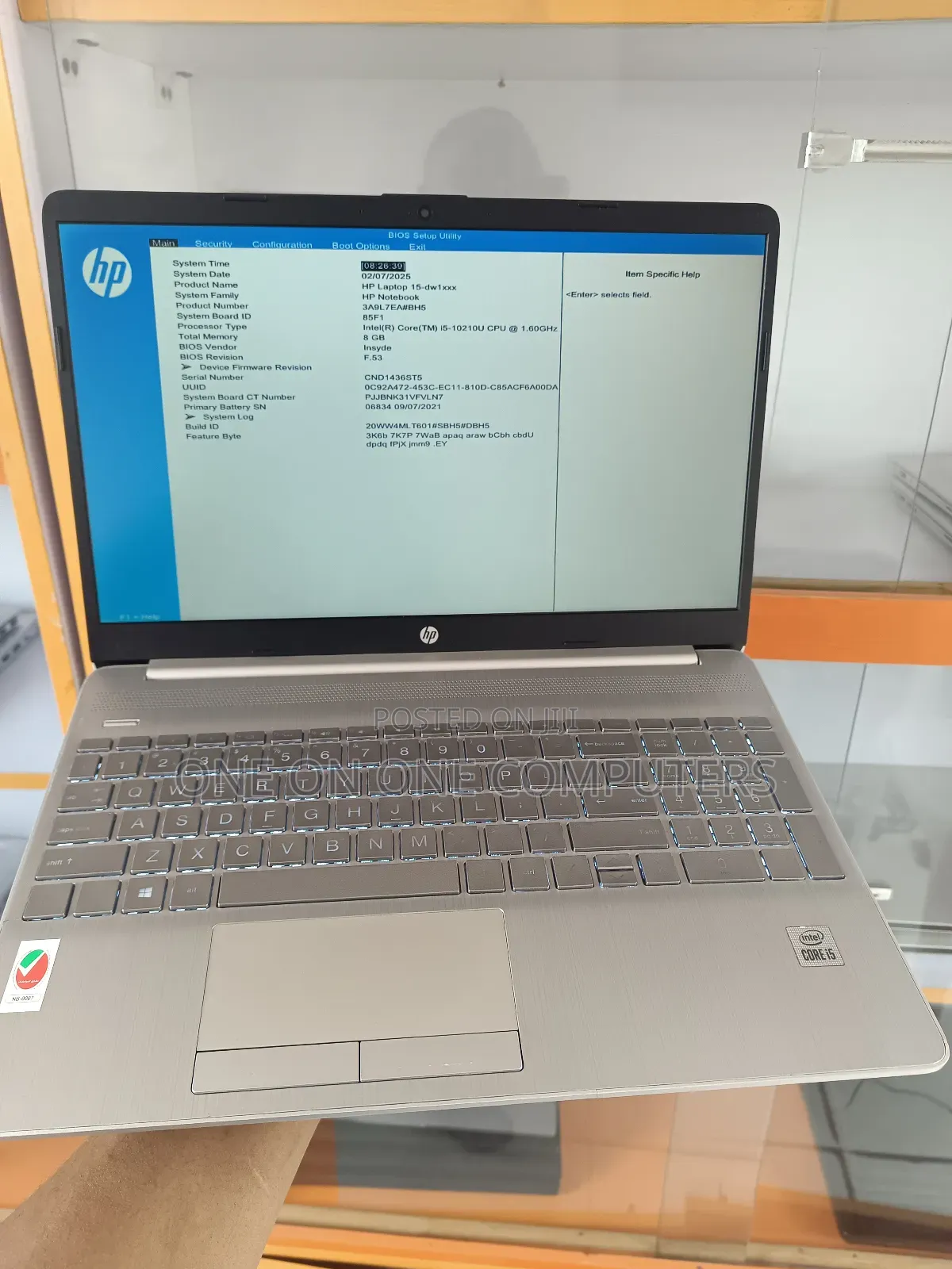 Laptop HP 15S 8GB Intel Core I5 SSD 1T
