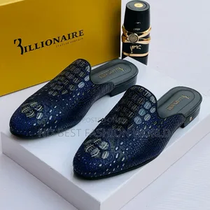 Billionaire Leather Half Shoe