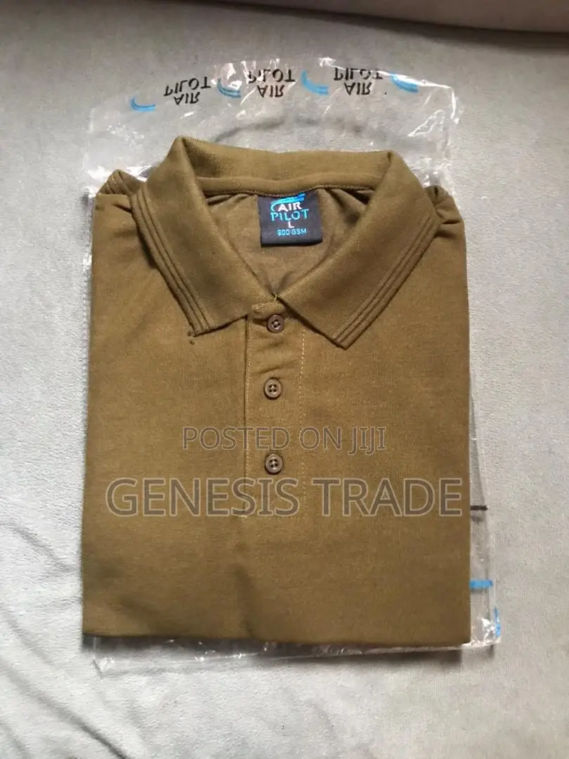 Collar Neck Plain T-Shirt