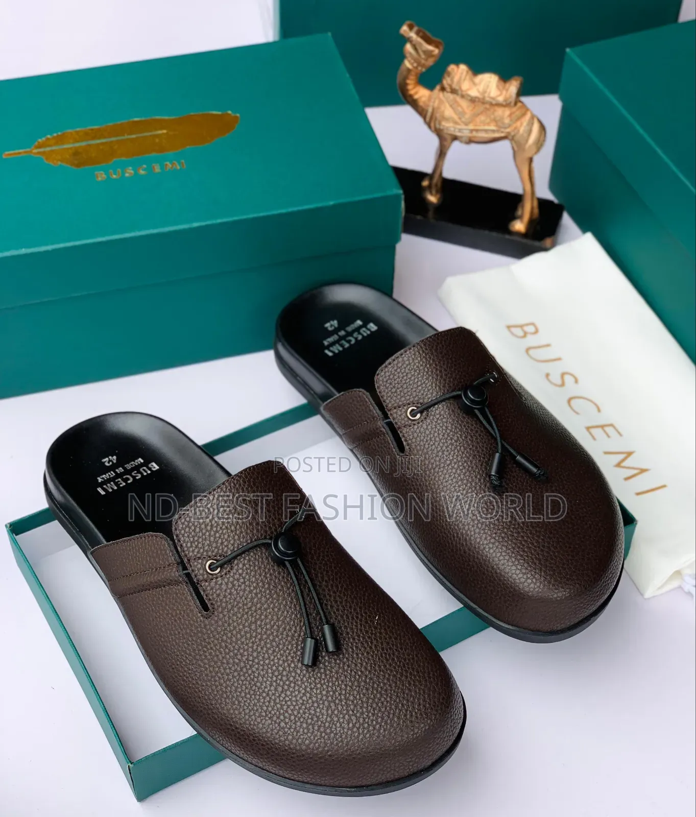 Simple and Nice Leather Half Shoe