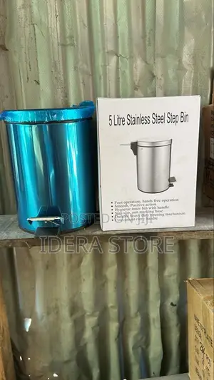 Pedal Stainless Wastebin 5 Liters