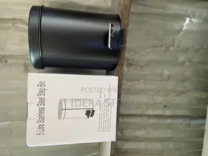 Stainless Pedal Wastebin Black