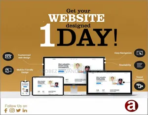 Get Your Website Designed In 1 Day