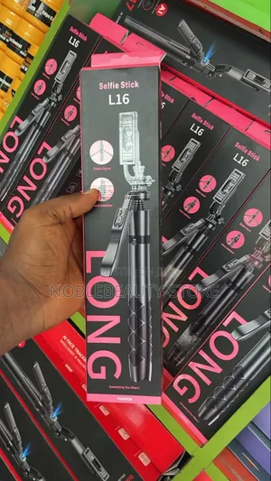 L-16 Selfie/Tripod Stand (With Bluetooth Shutter )