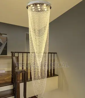 Grand Waterfall Crystal Chandelier