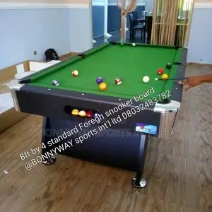 8ft By 4 Snooker Foregh Board With Complete Acceseries