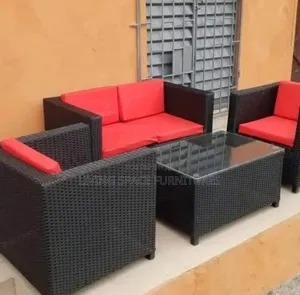 Rattan Chairs by 4 Seaters With Table