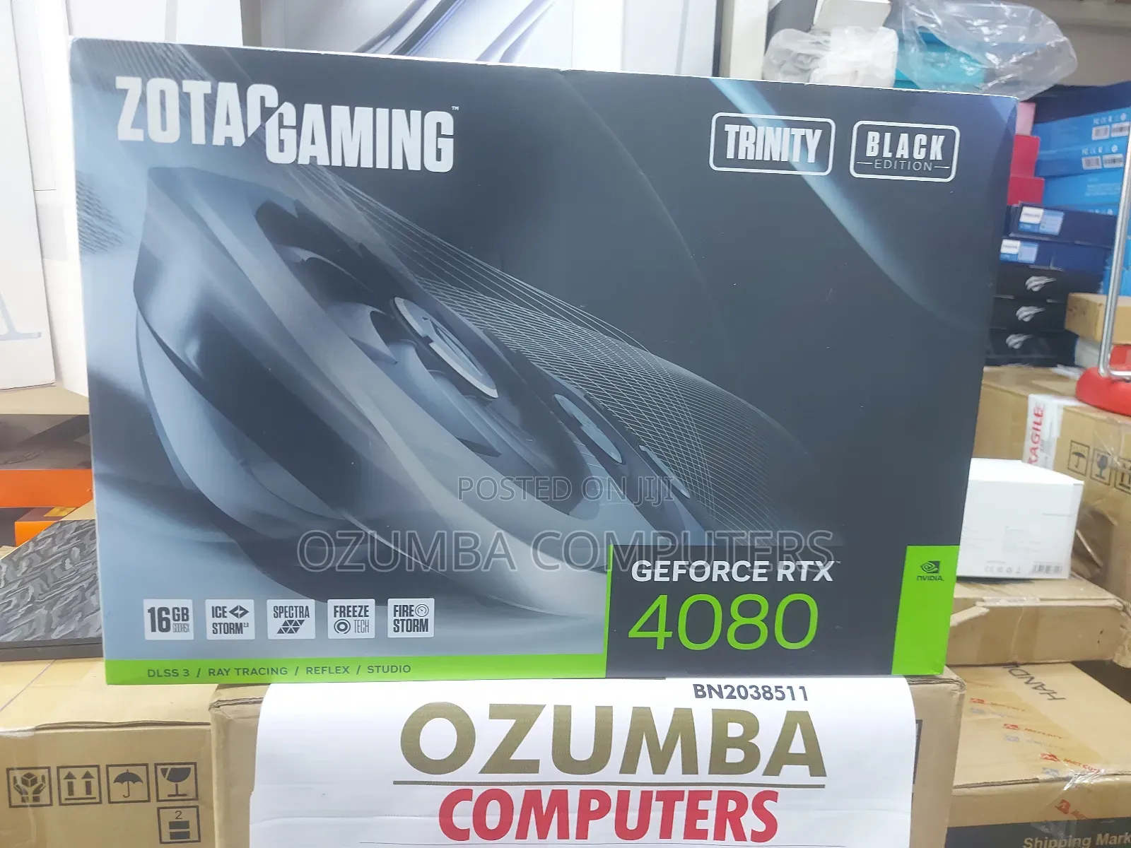Zotac RTX 4080 16gb Trinity Black Edition Graphics Card