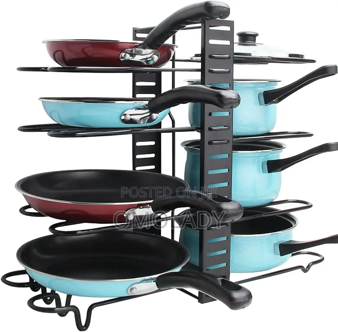 Pot Rack Organizer 8-Layer