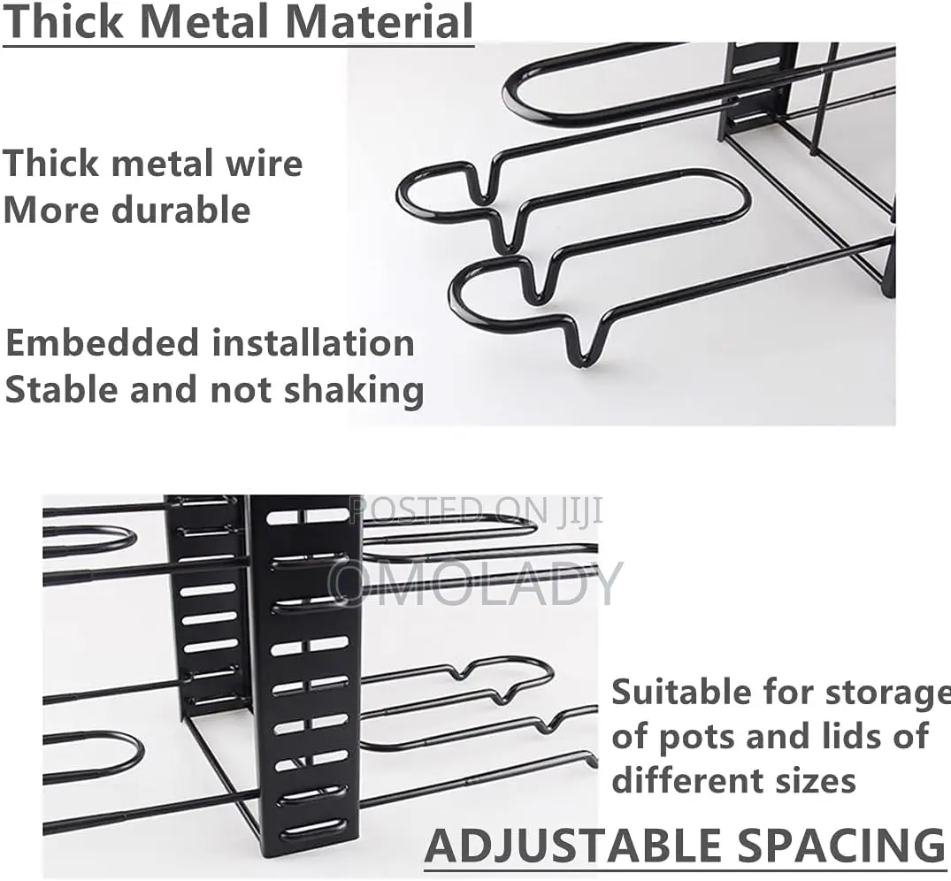 Pot Rack Organizer 8-Layer
