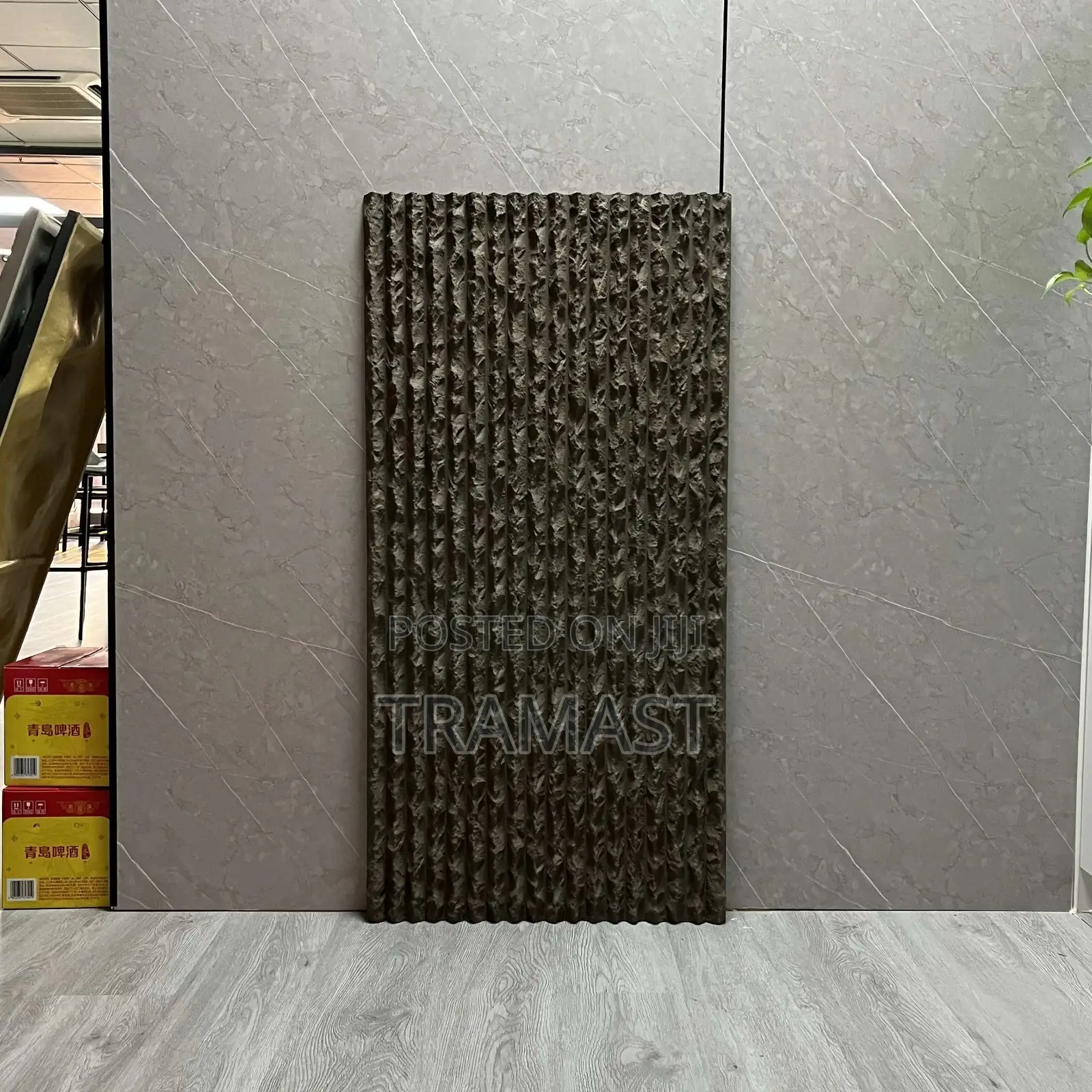 Water Wave Pu Stone Wall Panel