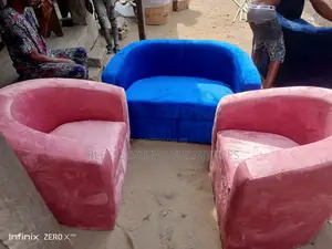 Pink Single Chair Color and Blue Double Chiar