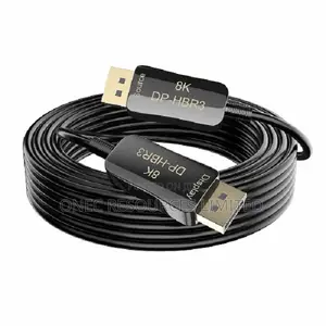 High Speed Dp to Dp Fiber Optic Cable 20m Ultra Hd