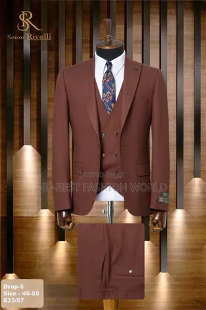 Black Senzo Revolli Men's Suit