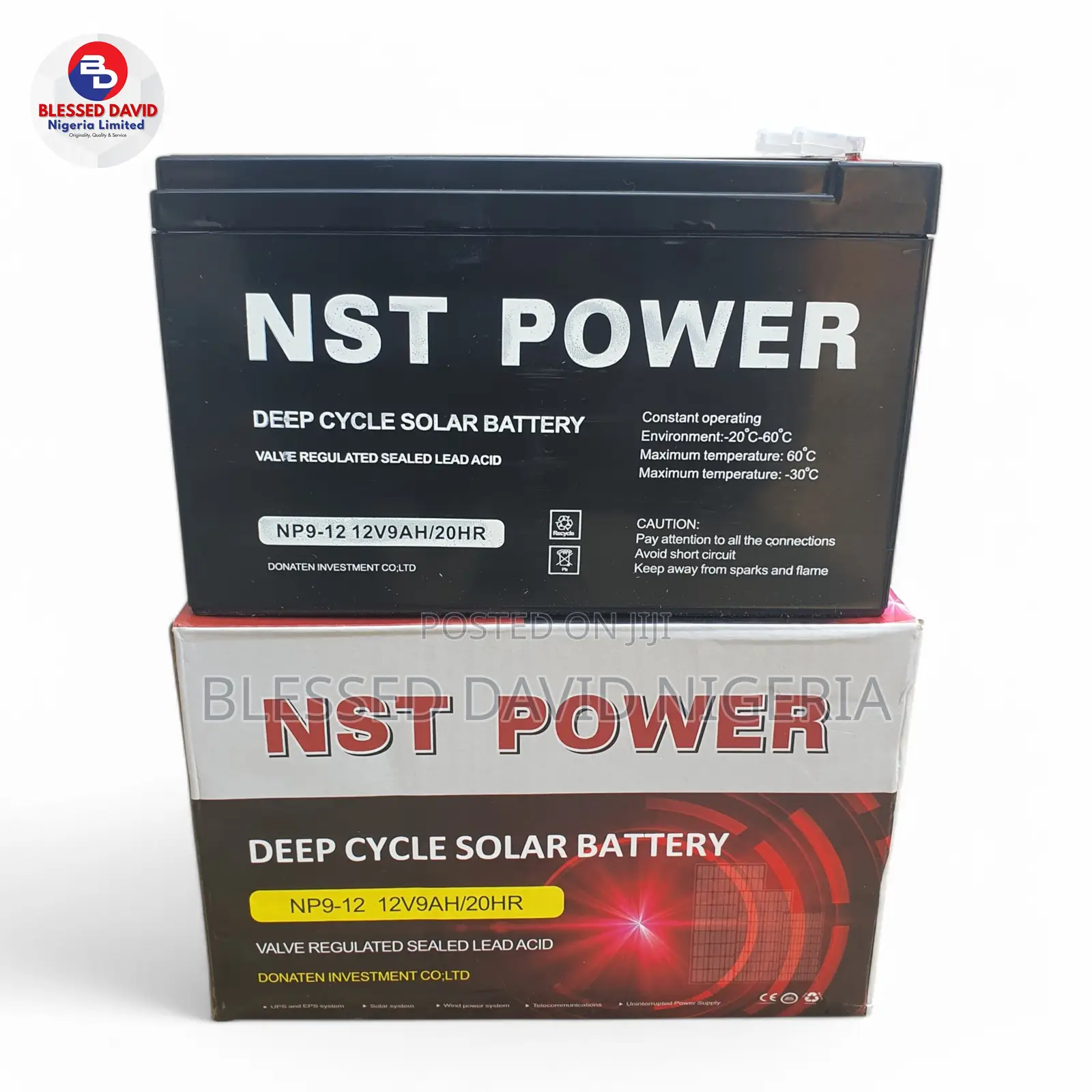NST Power 12v 9ah/20hr Replacement Battery
