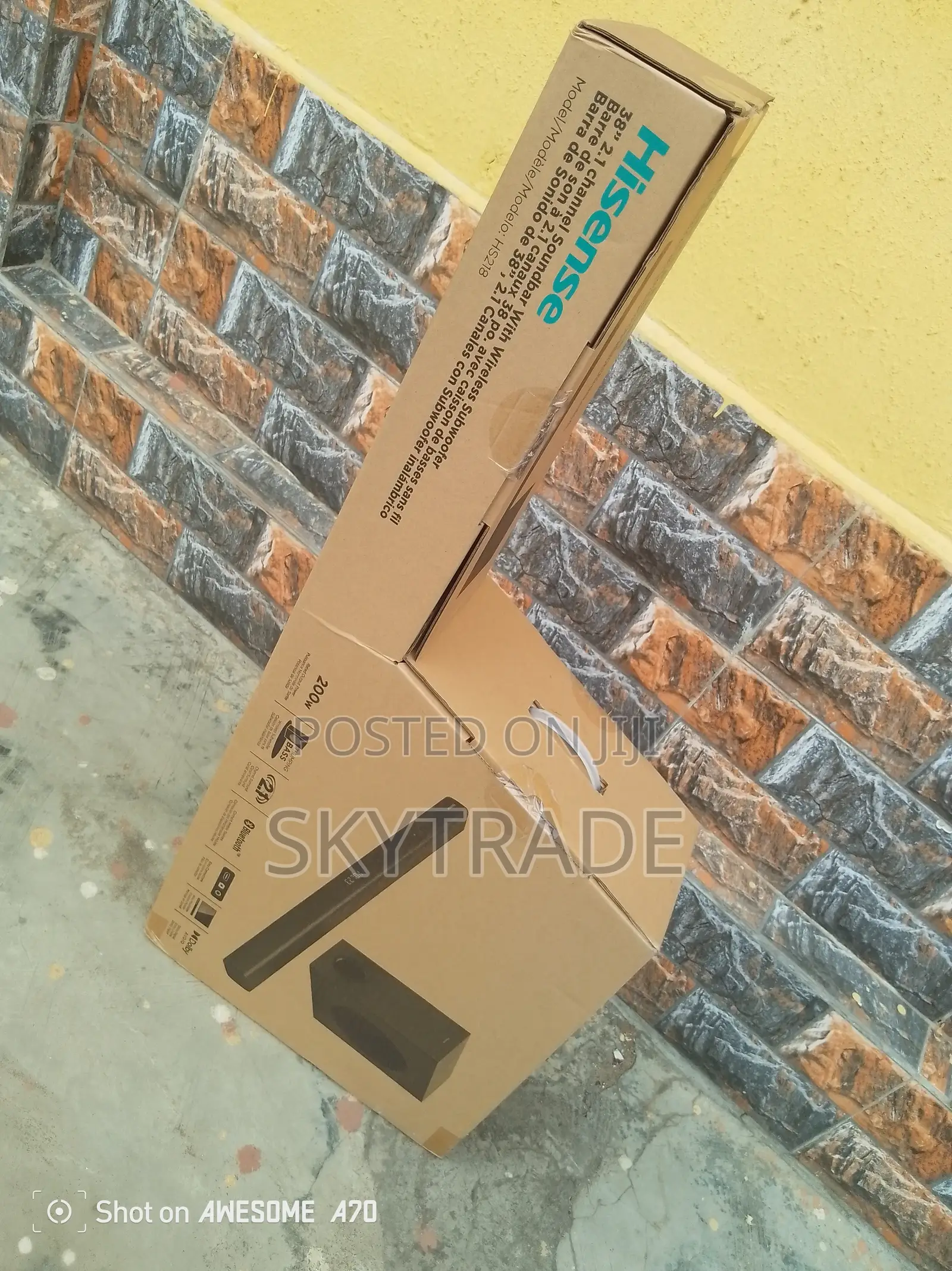 Original Hisense 200w + Remote With Subwoofer Sound System