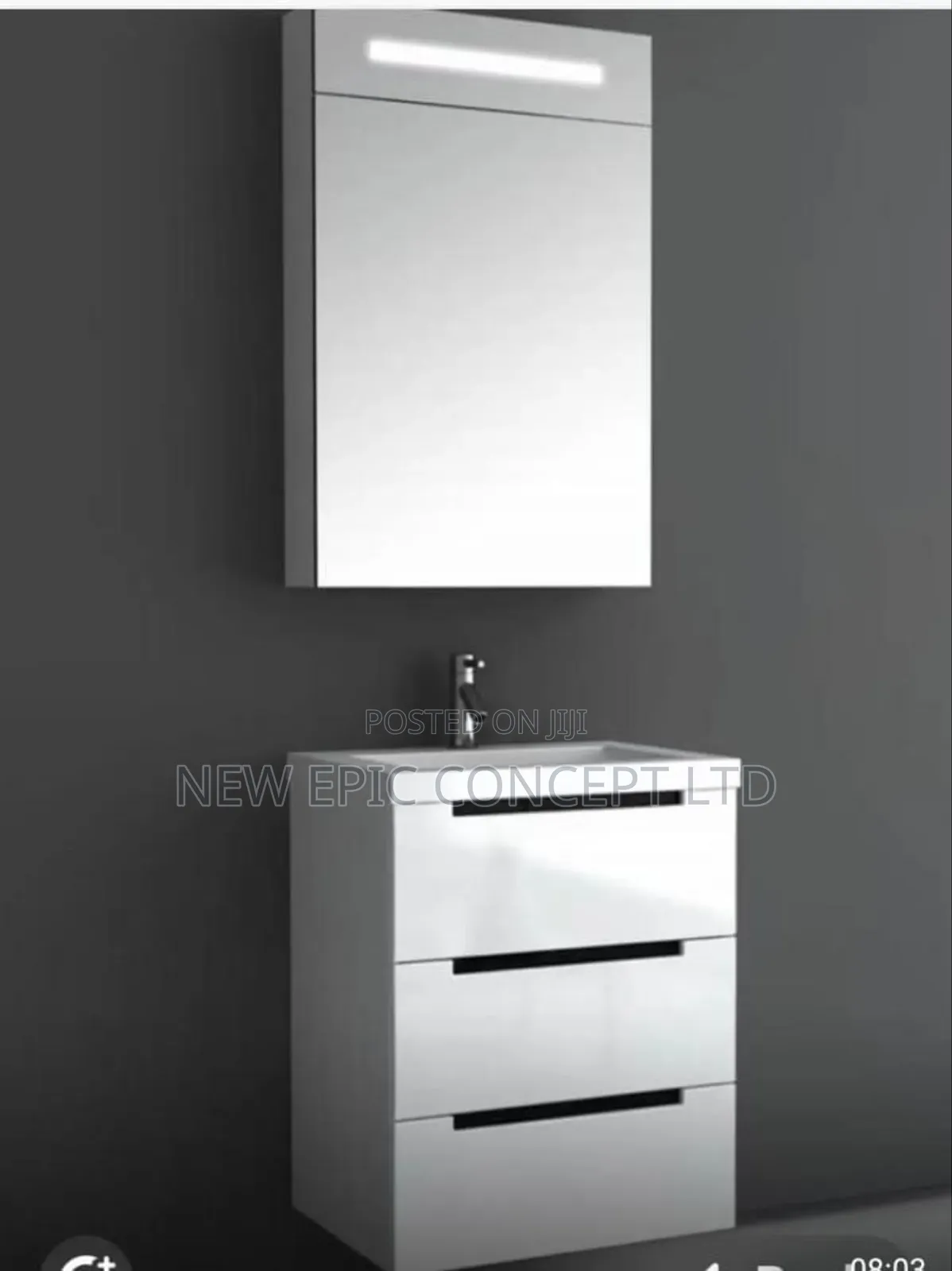 England Single Cabinet With Sensor Mirror