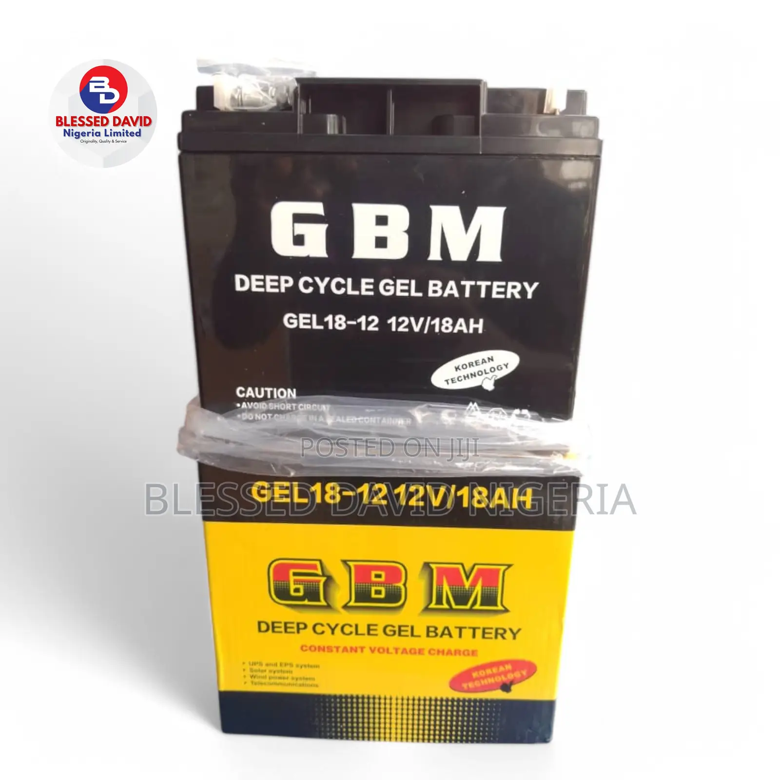 GBM 12v 18ah Replacement Battery
