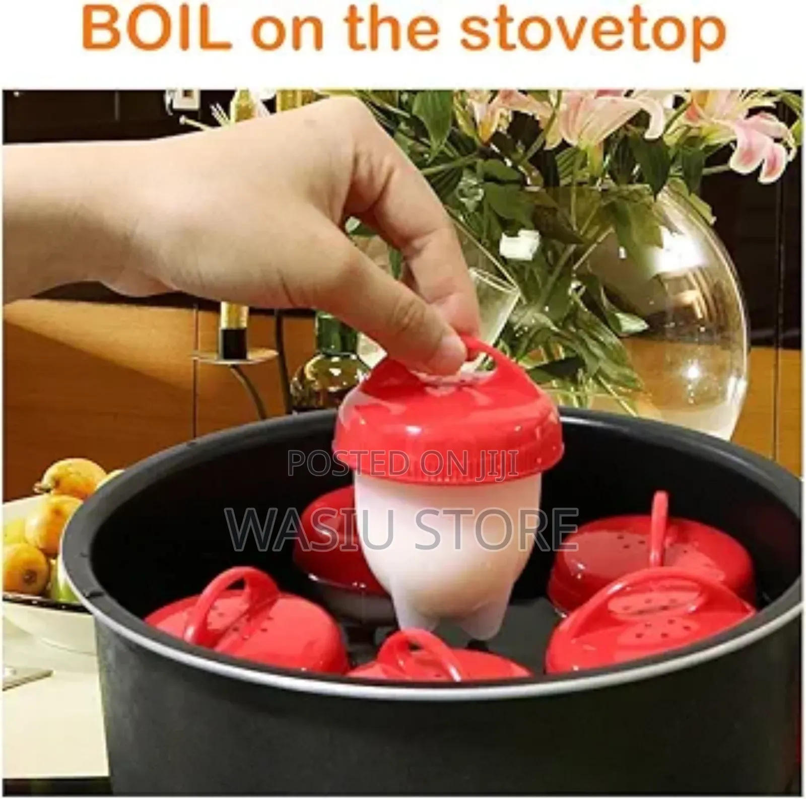Silicon Egg Boil