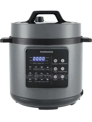 Porodo Lifestyle 1300w Electric Pressure Cooker 6l - Black