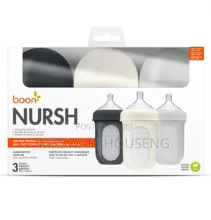 Boon Nursh Reusable Silicone Baby Bottles