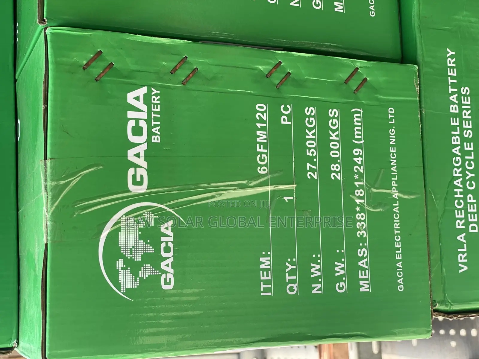 Gacia 120ah Solar Battery