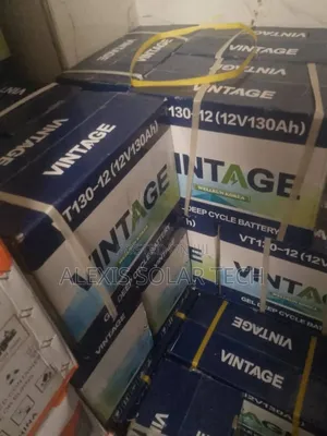 130ah Vintage Solar Dry Cell Battery