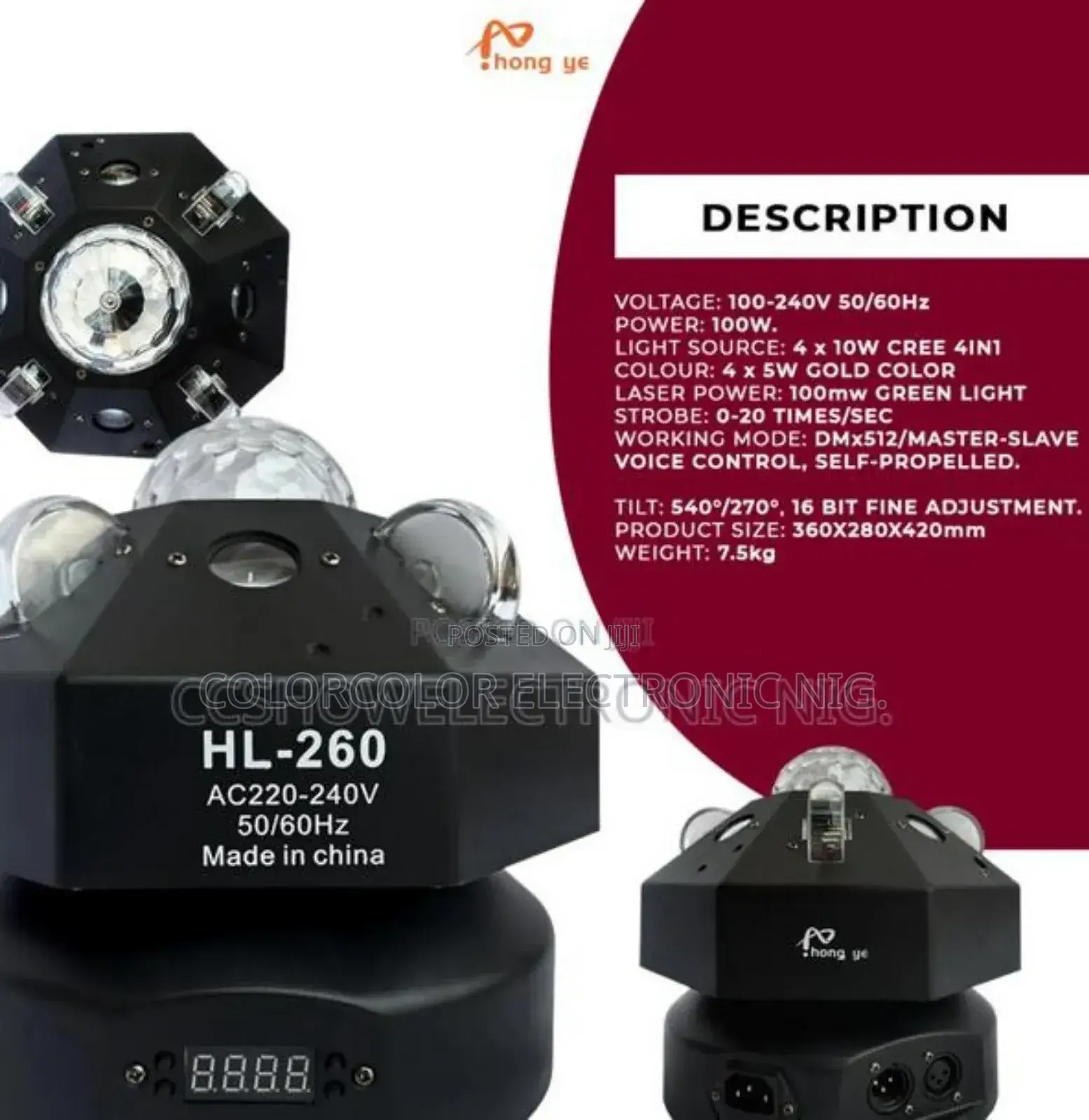 Hy Hl-260 Stage Light
