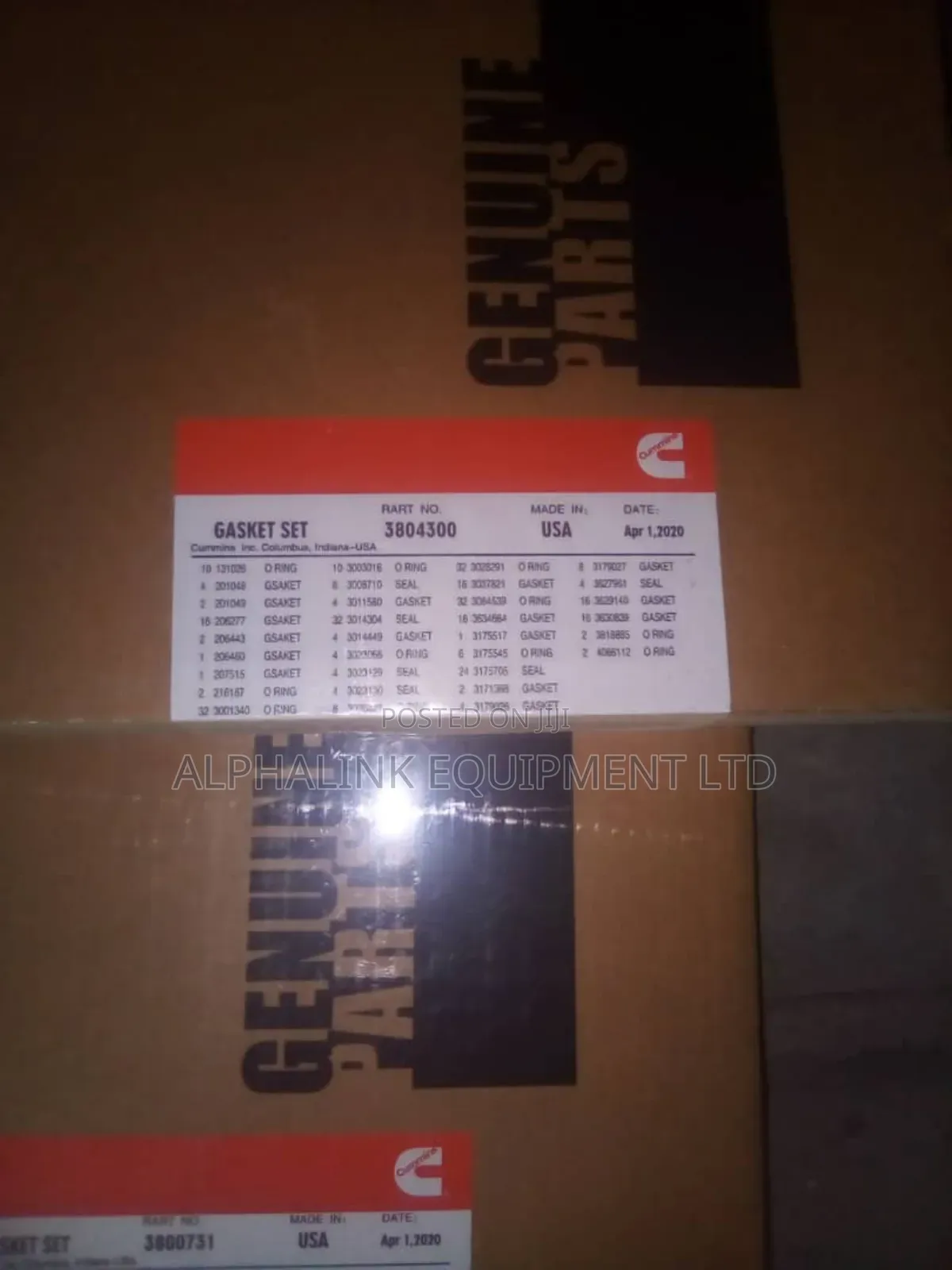 Genuine Cummins Engine Parts