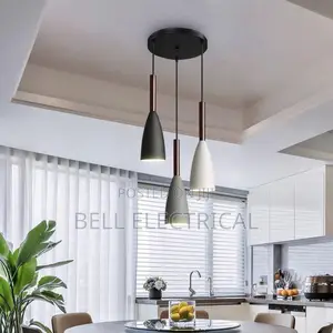 Modern Three-Light Pendant Lamp