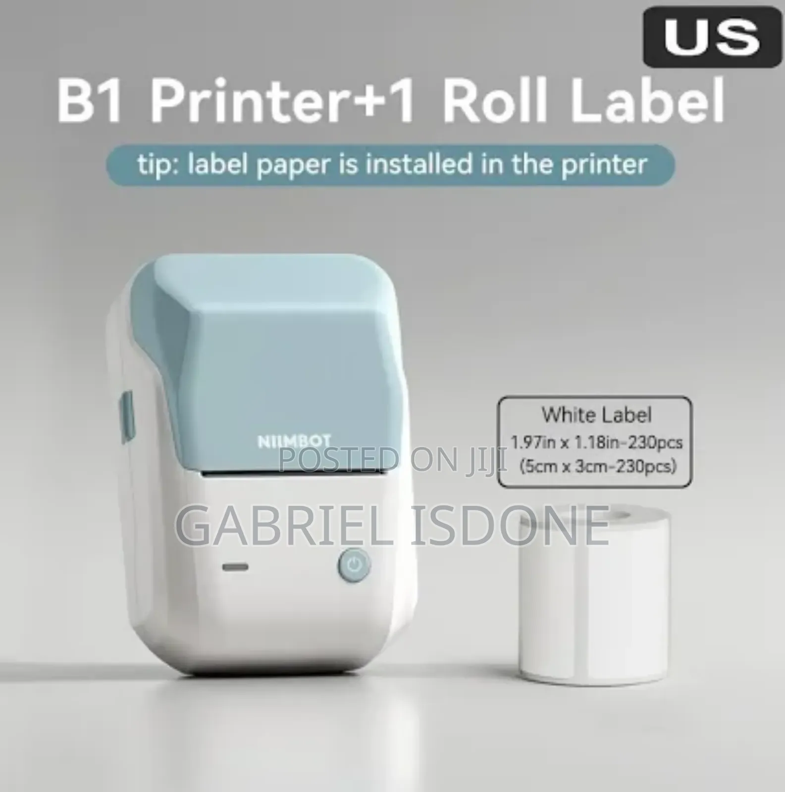 Niimbot B1 Label Maker With 1 Roll Label Tape