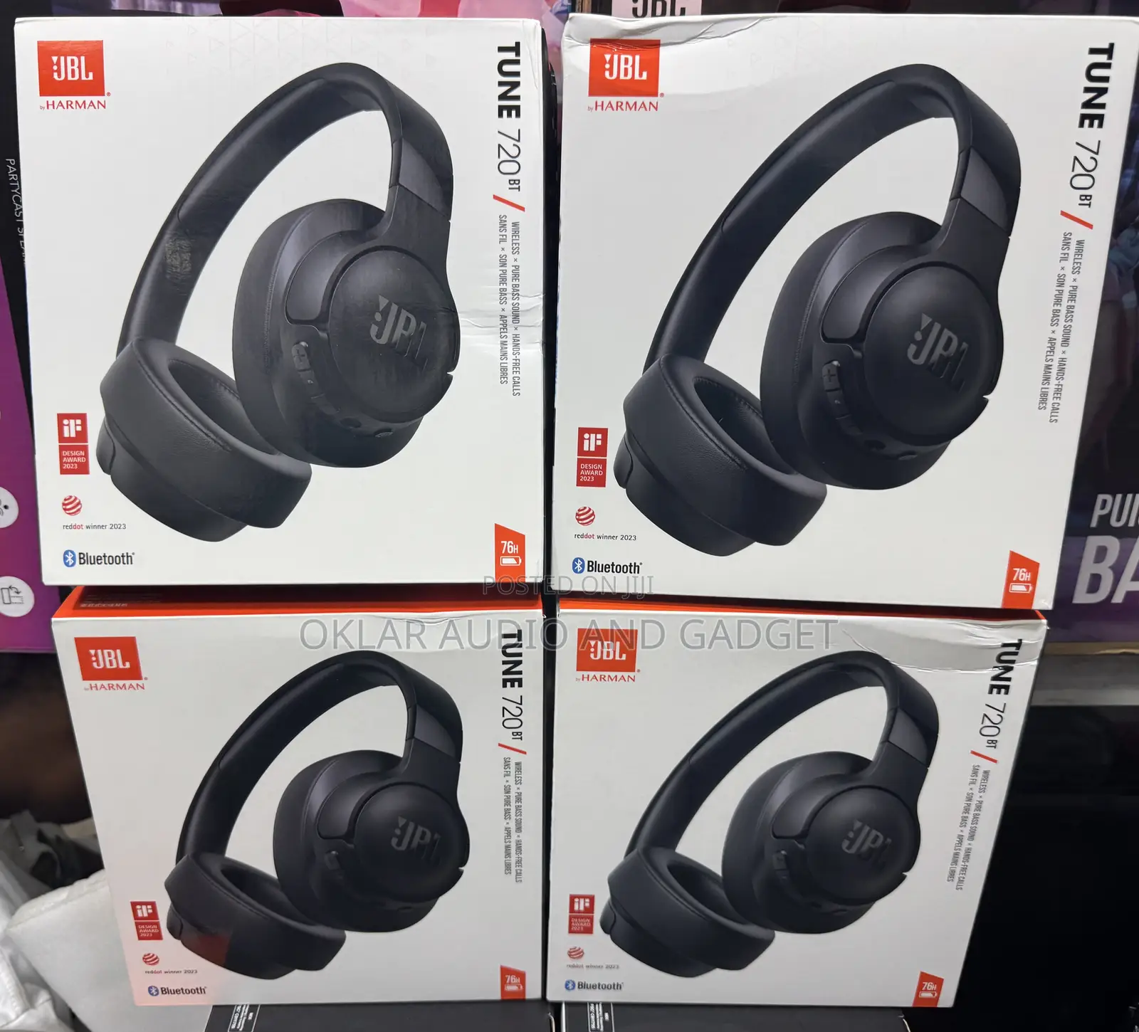 JBL Tune 720bt Bluetooth Headphone